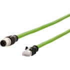 Metz - MEZ142M4D15500 Verbindungsleitung M12 D-kodiert 50,0 m