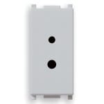 VIMAR SPA - VIW14331.SL Presa polarizzata 2P 6A 24V SELV Silver