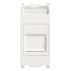 VIMAR SPA - VIW14337.6 Presa RJ45 Cat6 UTP con portello bianco