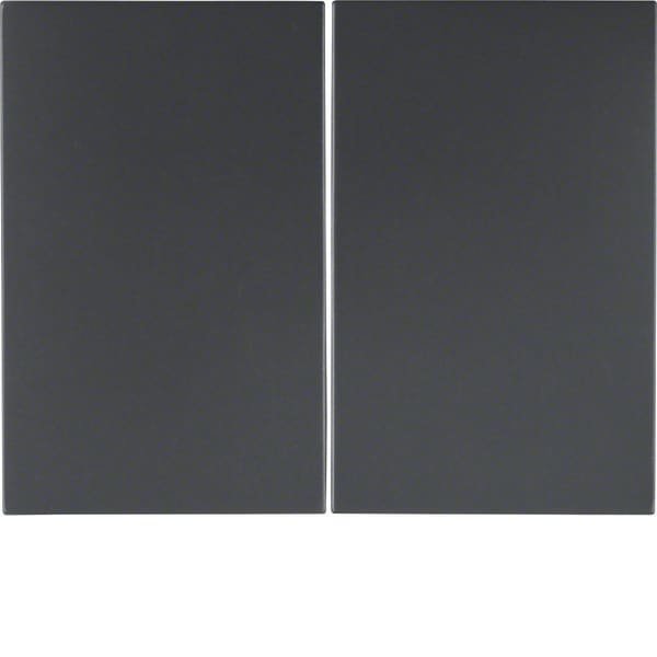 BERKER - BRK14357006 Wippe 2fach Berker K.1 anthrazit matt, l