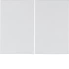 BERKER - BRK14357009 Wippe 2fach Berker K.1 polarweiB glanzen