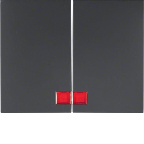 BERKER BRK14377006 BILANC.DOPPIO K1 ANTRACITE OPACO, VERN.