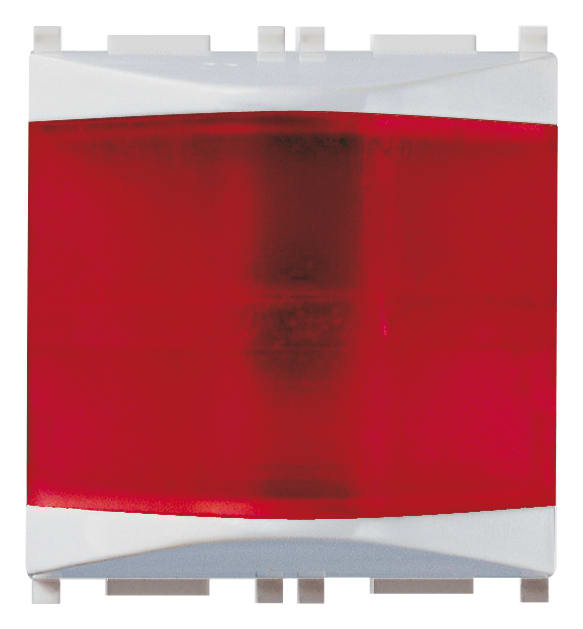 VIMAR SPA - VIW14387.R.SL SPIA PRISMATICA ROSSO SILVER
