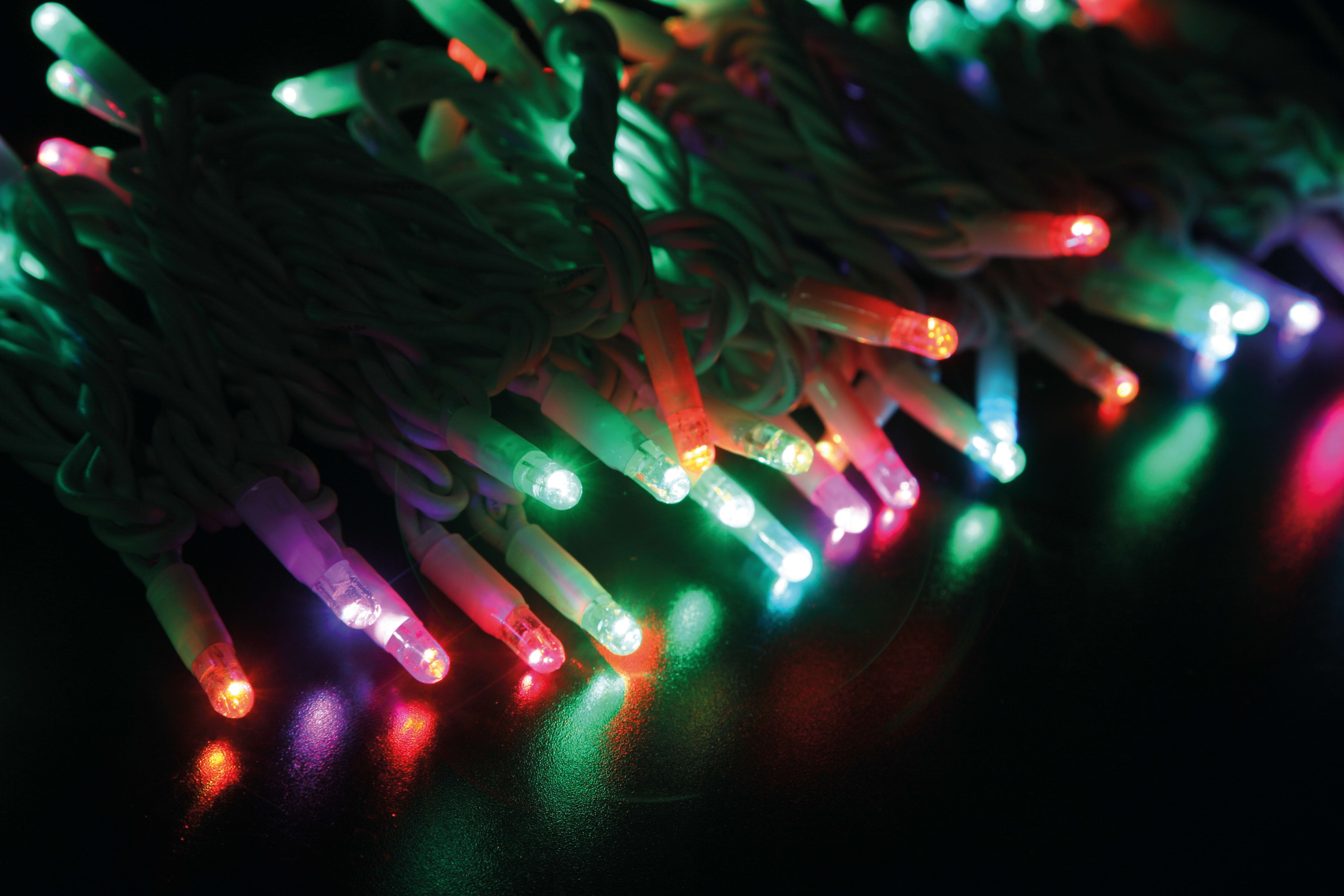 GIOCOPLAST NATALE SP GCP14316902 40 LUCC. LED RGB, 4 MT CAVO SCURO