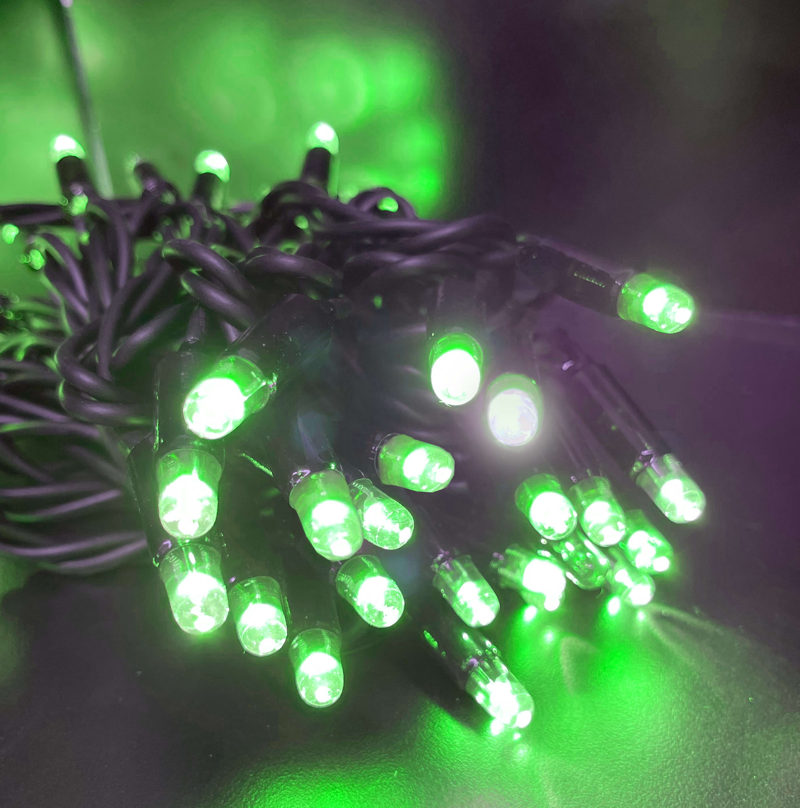 GIOCOPLAST NATALE SP GCP14321390 100 LUCCIOLONE LED VERDI LUCE FISSA 10 M