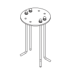 LINEA LIGHT (ILED) - ILD64758 Fixing tie rods