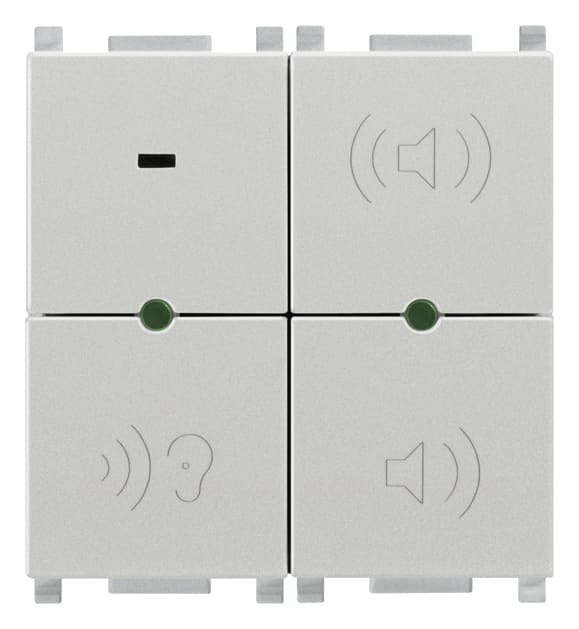 VIMAR SPA - VIW14586.SL Microfono di chiamata Silver