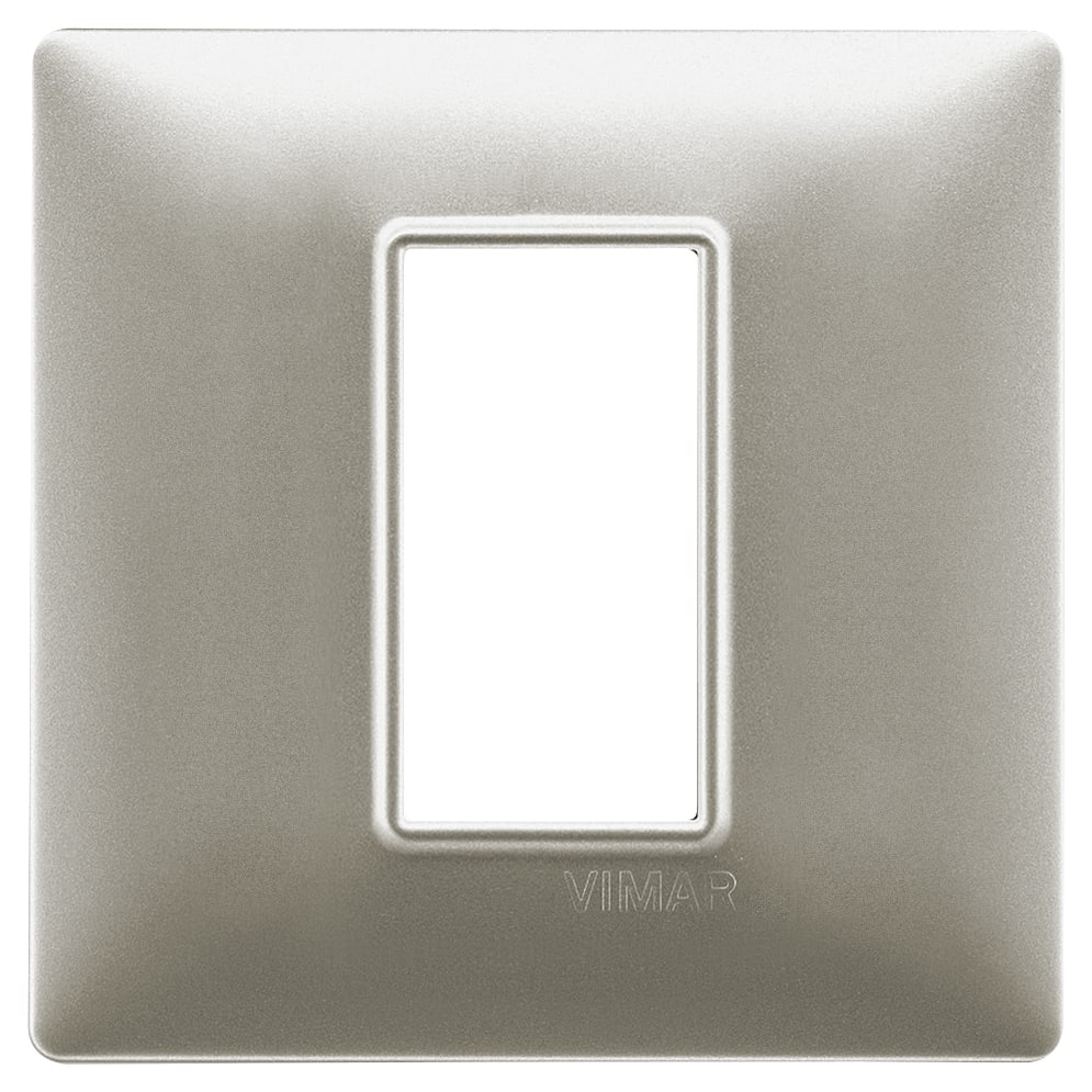 VIMAR SPA - VIW14641.21 PLACCA 1M NICHEL OPACO