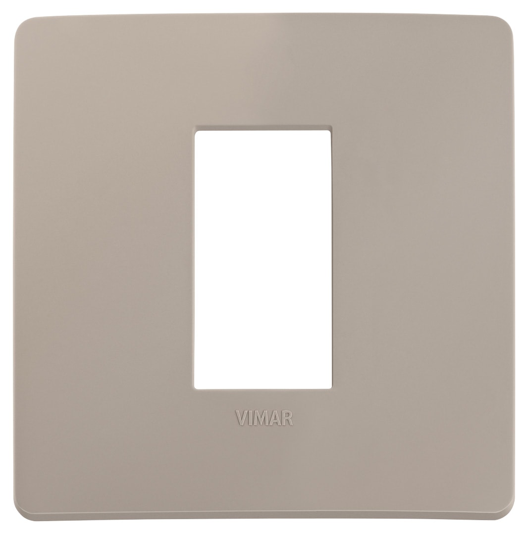 VIMAR SPA VIW14641U.15 Placca Plana Up 1M tortora matt