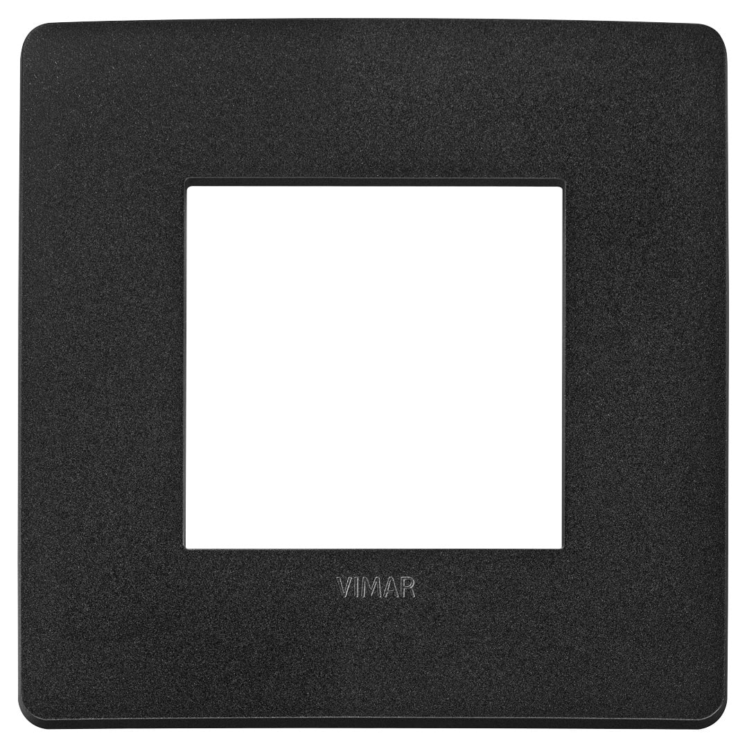 VIMAR SPA VIW14642U.19 Placca Plana Up 2M nero matt