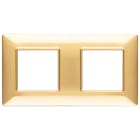 VIMAR SPA - VIW14643.24 PLACCA 4M (2+2) INT71 ORO LUCIDO