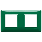 VIMAR SPA - VIW14643.47 Placca 4M (2+2) int71 Reflex smeraldo