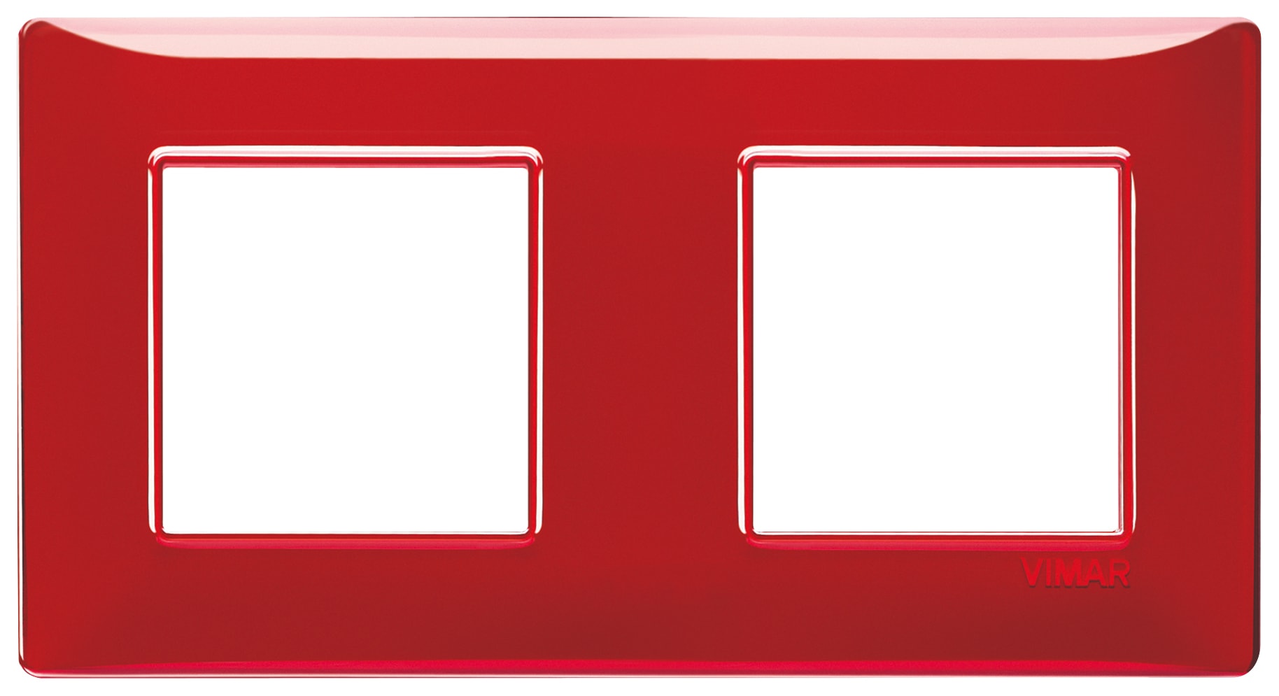 VIMAR SPA - VIW14643.51 Placca 4M (2+2) int71 Reflex rubino