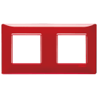 VIMAR SPA - VIW14643.51 Placca 4M (2+2) int71 Reflex rubino