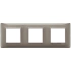 VIMAR SPA - VIW14644.40 Placca 6M (2+2+2) int71 Reflex cenere