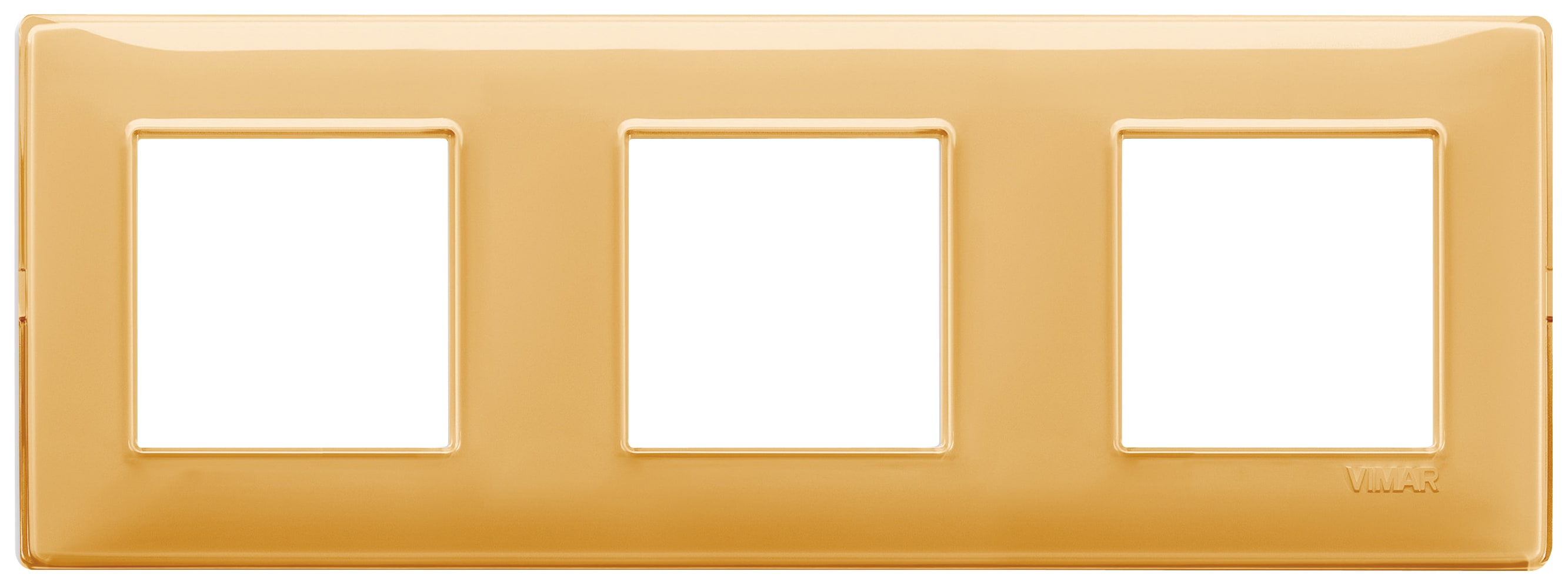 VIMAR SPA - VIW14644.43 Placca 6M (2+2+2) int71 Reflex ambra