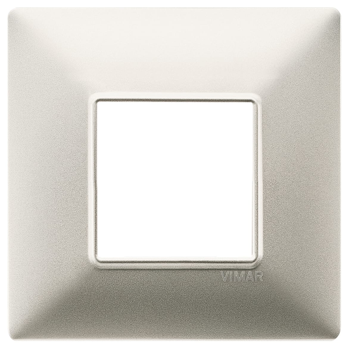 VIMAR SPA VIW14647.21 PLACCA 2M BS NICHEL OPACO