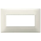 VIMAR SPA - VIW14649.06 Placca 5M BS bianco granito