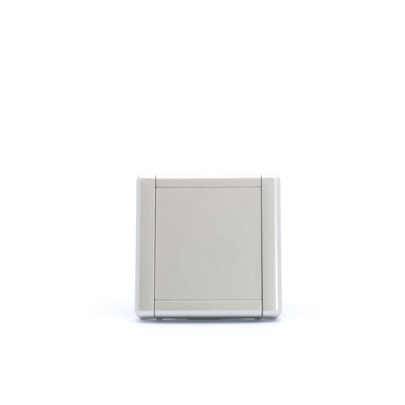 TECNOPLUS TNP1464.2B PRESA ASPIRANTE QUADRATA COLOR ARGENTO