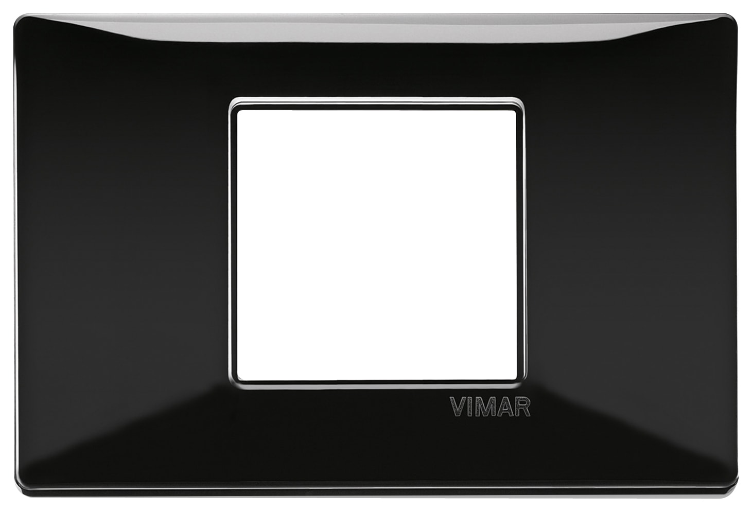 VIMAR SPA - VIW14652.05 PLACCA 2M CENTRALI NERO