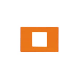 VIMAR SPA - VIW14652.48 Placca 2M centrali Reflex arancio