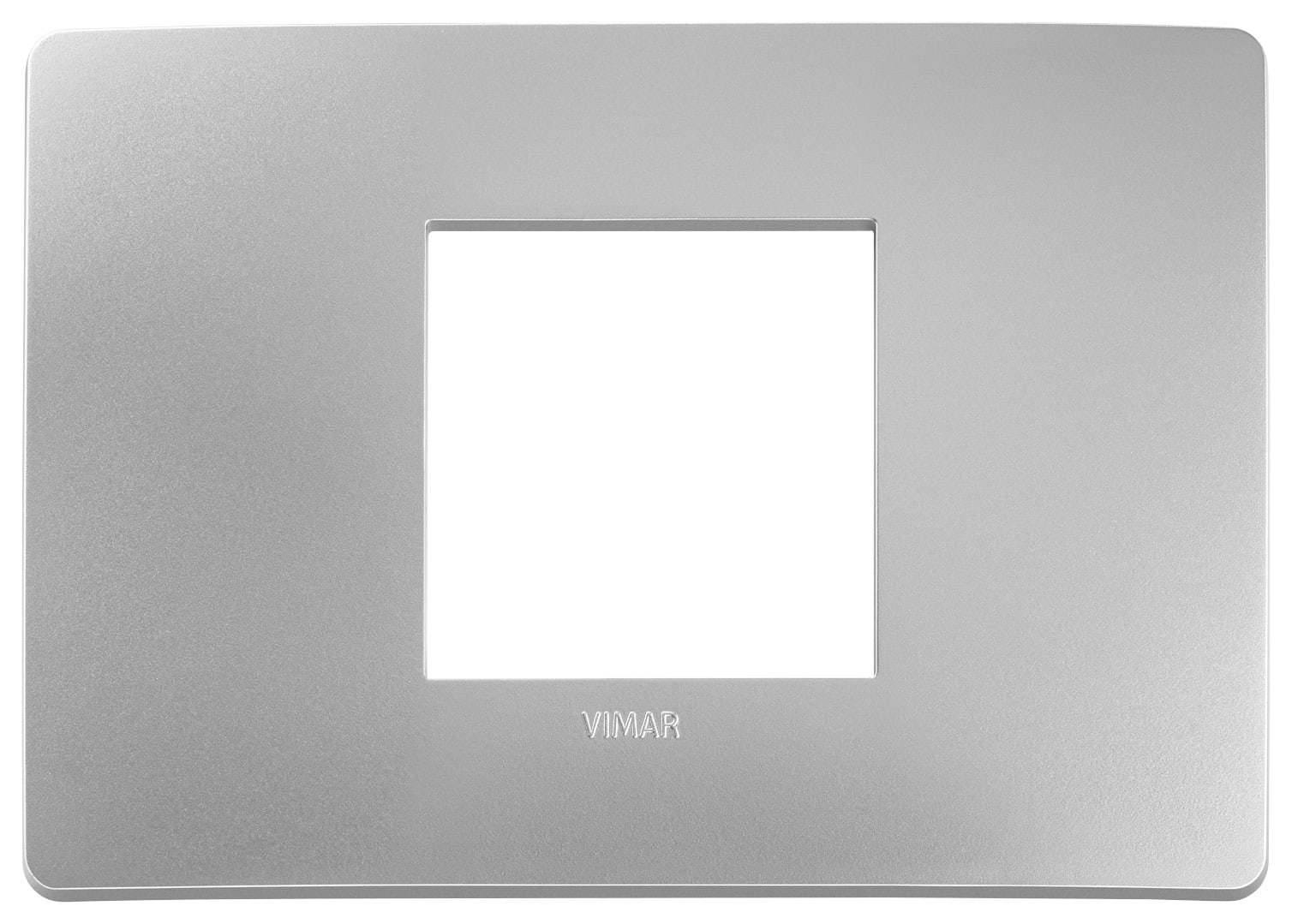 VIMAR SPA VIW14652U.32 PLACCA PLANA UP 2M CENTR. ARGENTO