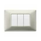 VIMAR SPA - VIW14653.21 Placca 3M nichel opaco