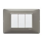 VIMAR SPA - VIW14653.40 Placca 3M Reflex cenere