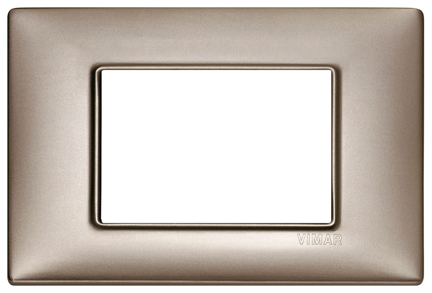 VIMAR SPA - VIW14653.74 Placca 3M nichel perlato