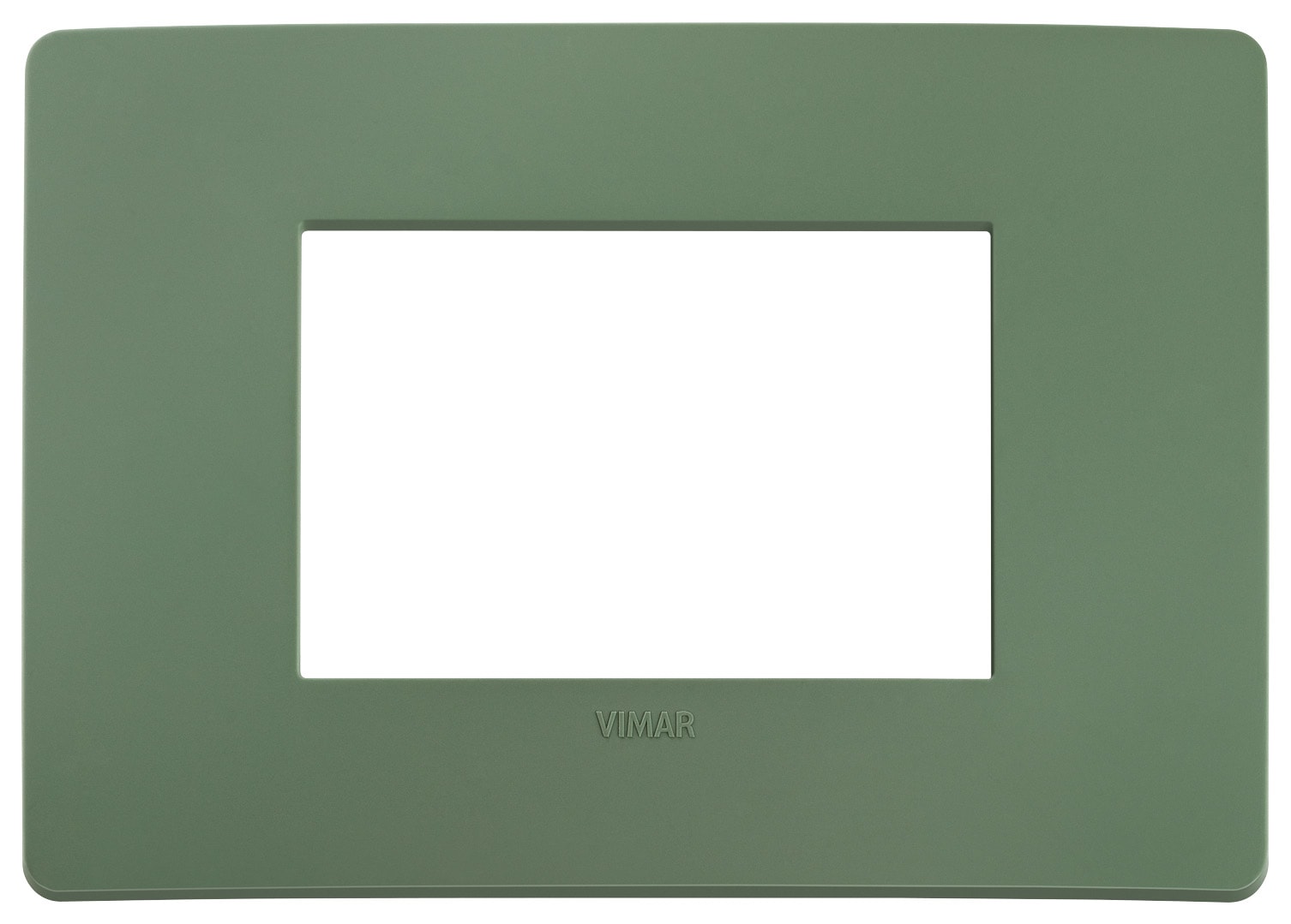 VIMAR SPA VIW14653U.17 PLACCA PLANA UP 3M SALVIA MATT