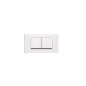 VIMAR SPA - VIW14654.01 Placca 4M bianco