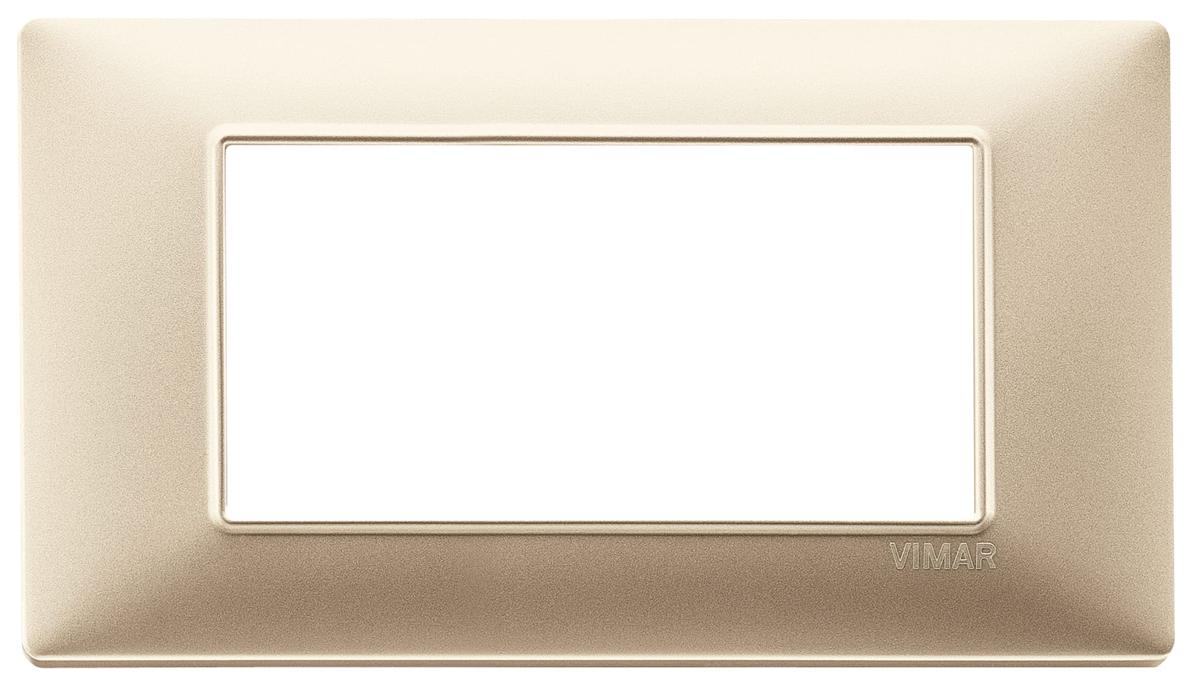 VIMAR SPA - VIW14654.22 PLACCA 4M CHAMPAGNE OPACO