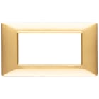 VIMAR SPA - VIW14654.24 Placca 4M oro lucido
