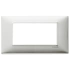 VIMAR SPA - VIW14654.81 PLACCA 4M ALLUMINIO SPAZZOLATO
