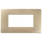 VIMAR SPA VIW14654U.31 PLACCA PLANA UP 4M CHAMPAGNE