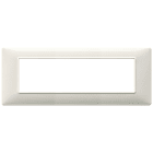 VIMAR SPA - VIW14657.06 Placca 7M bianco granito