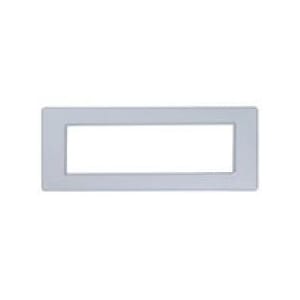 VIMAR SPA - VIW14657.20 Placca 7M argento opaco