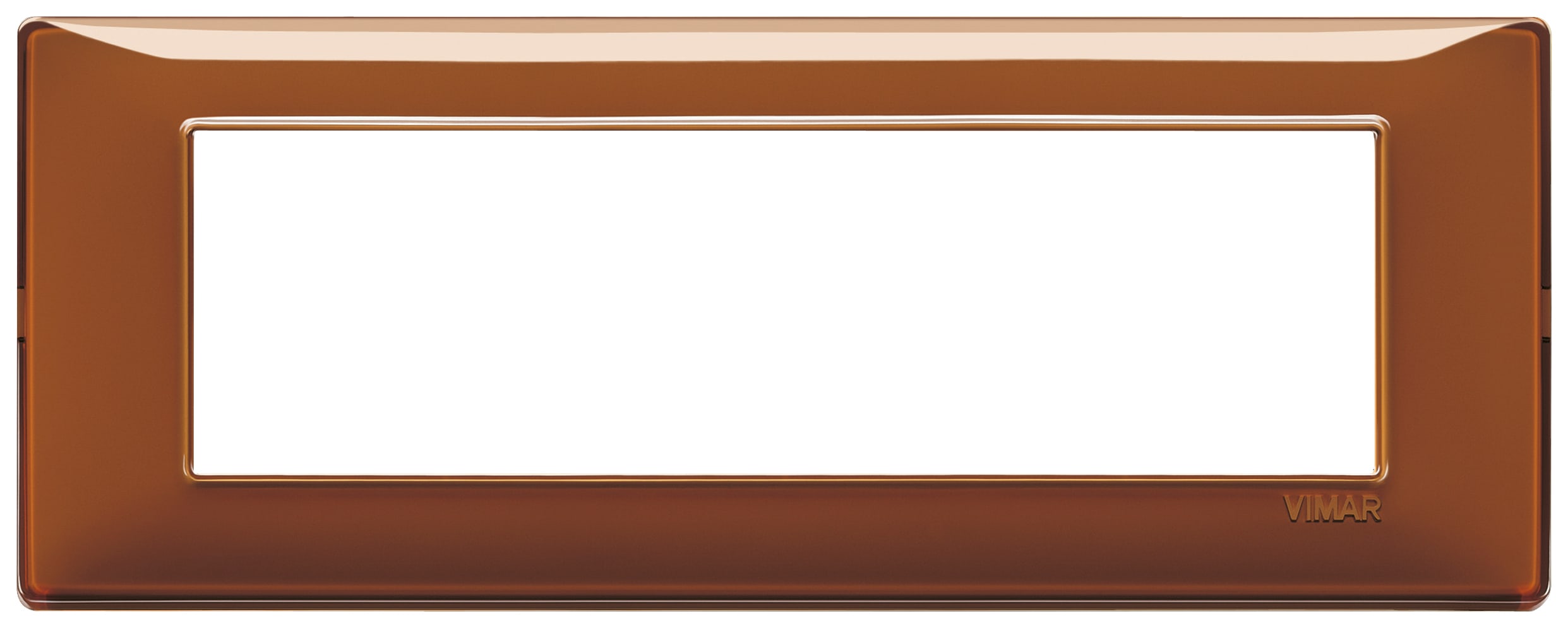 VIMAR SPA - VIW14657.49 PLACCA 7M REFLEX TABACCO