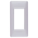 VIMAR SPA - VIW14666.20 Placca 1M pannelli argento opaco