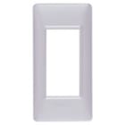 VIMAR SPA - VIW14666.20 Placca 1M pannelli argento opaco