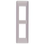 VIMAR SPA - VIW14667.21 Placca 2M pannelli nichel opaco