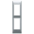 VIMAR SPA VIW14667.20 PLACCA 2M PANNELLI ARGENTO OPACO