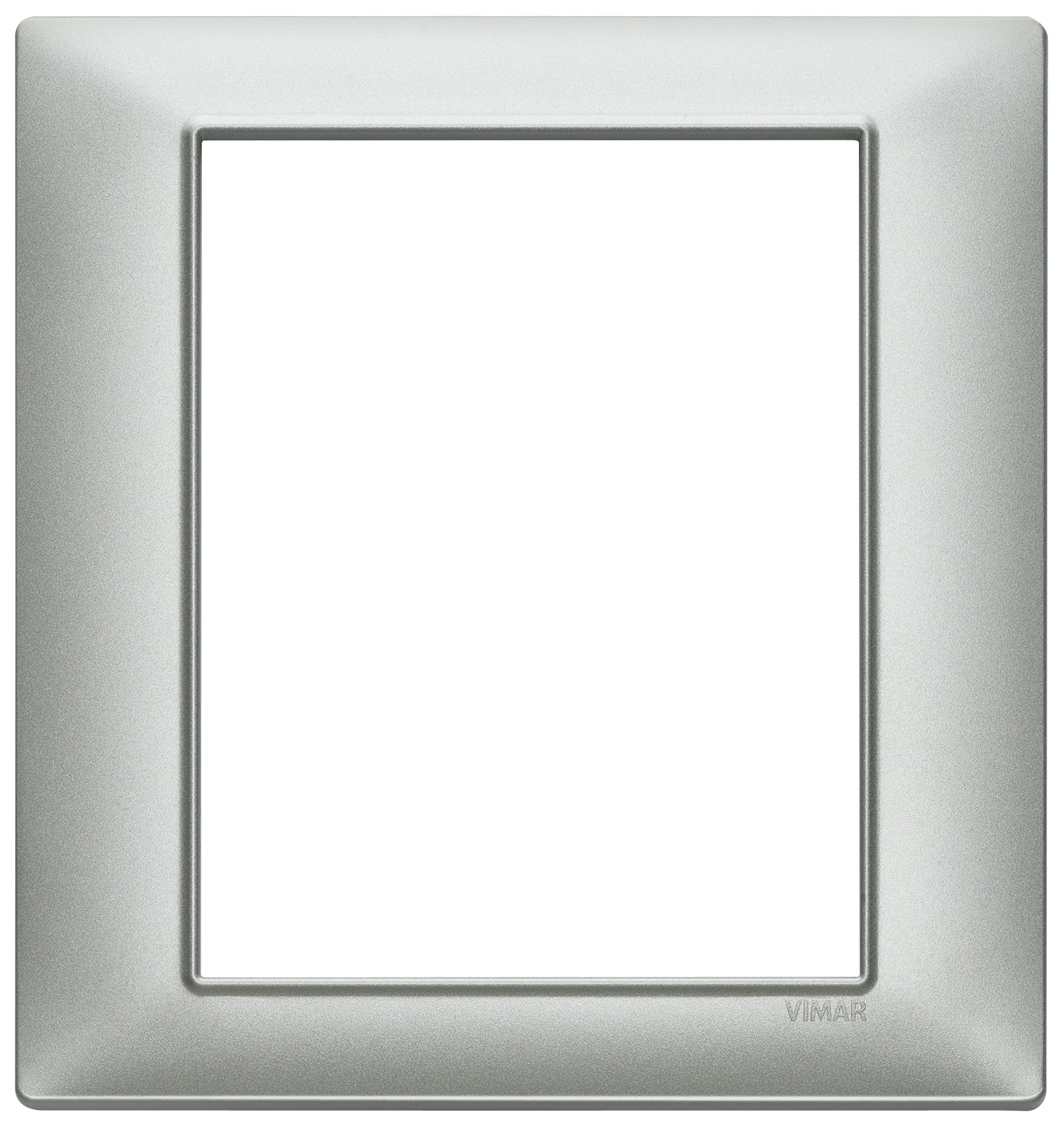 VIMAR SPA - VIW14668.20 PLACCA 8M ARGENTO OPACO