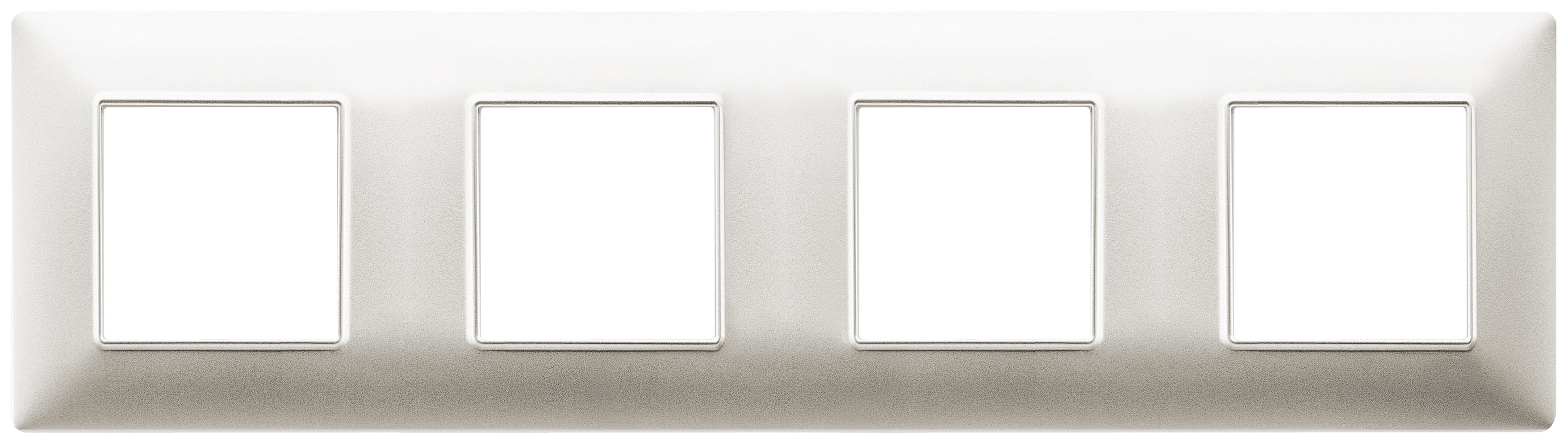 VIMAR SPA - VIW14669.22 PLACCA 8M (2+2+2+2)INT71 CHAMPAGNE OPACO