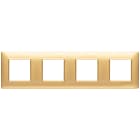 VIMAR SPA VIW14669.25 PLACCA 8M (2+2+2+2) INT71 ORO OPACO