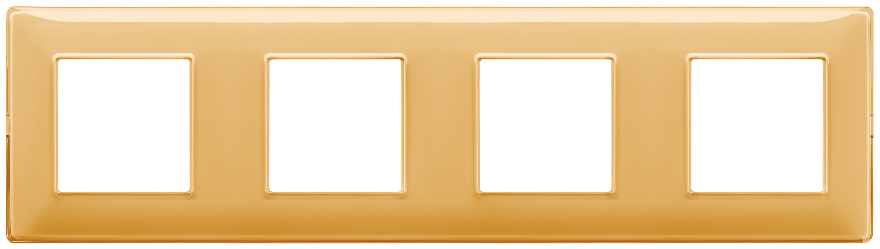 VIMAR SPA - VIW14669.43 PLACCA 8M (2+2+2+2) INT71 REFLEX AMBRA