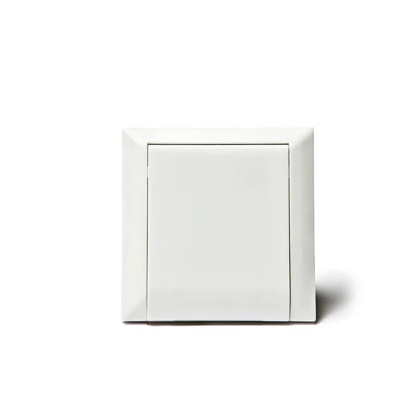 TECNOPLUS TNP1467.0 PRESA ASPIRANTE QUADRATA DESIGN BIANCA