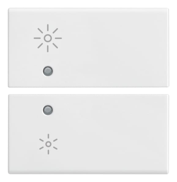 VIMAR SPA - VIW14752.3 DUE MEZZI TASTI 2M DIMMER BIANCO