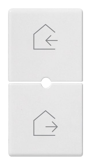 VIMAR SPA - VIW14755.6 Due mezzi tasti 1M scenari bianco