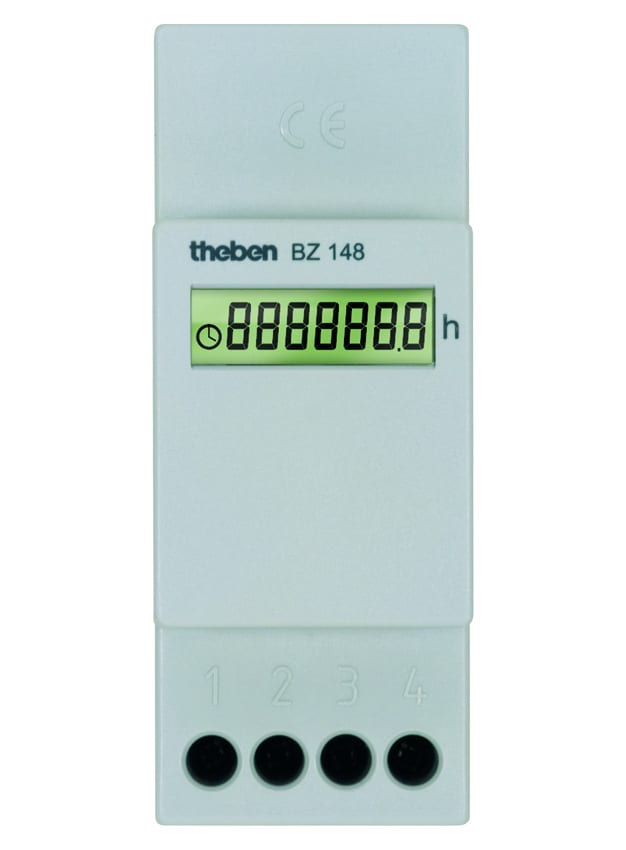 THEBEN SRL THE1480000 BZ 148 CONTAORE DIGIT B.DIN 2 MOD. 230 V